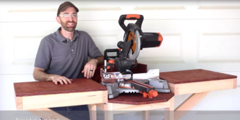 Building a Portable Miter Saw Station by Specific Love Creations