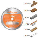 Evolution 10 in. 28T, 1 in. Arbor, Tungsten Carbide Tipped Multi-Material Cutting Blade