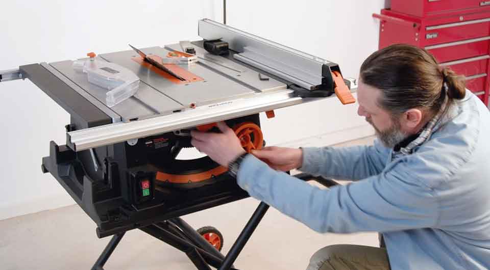 Evolution RAGE5-S Table Saw Adjustments Guide