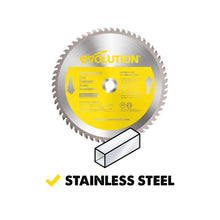 Evolution 12BLADESSN | 12 in. | 80T | 1 in. Arbor | Stainless Steel TCT Blade