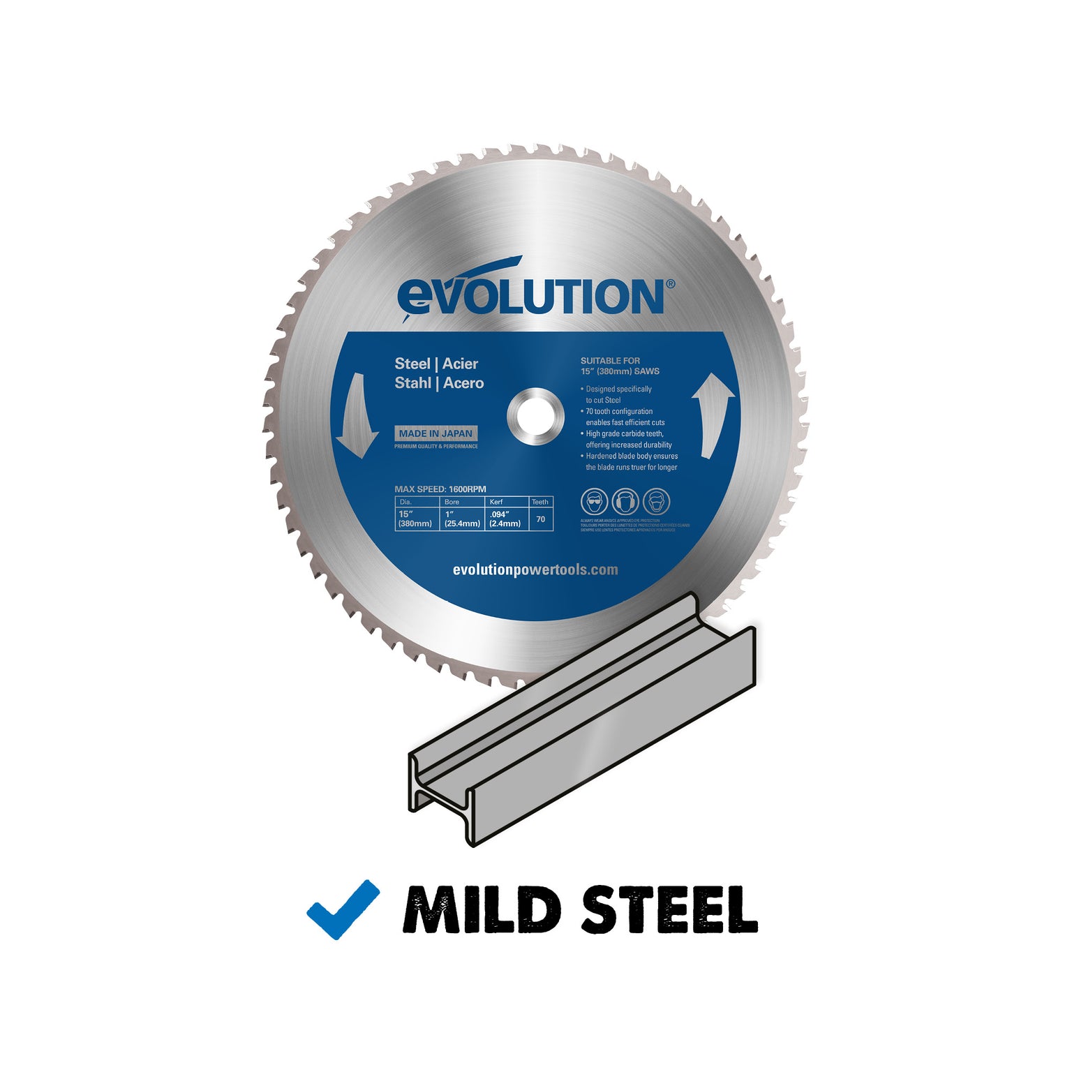 Shop Evolution Tungsten & Cermet -Carbide-Tipped Blades - Evolution ...