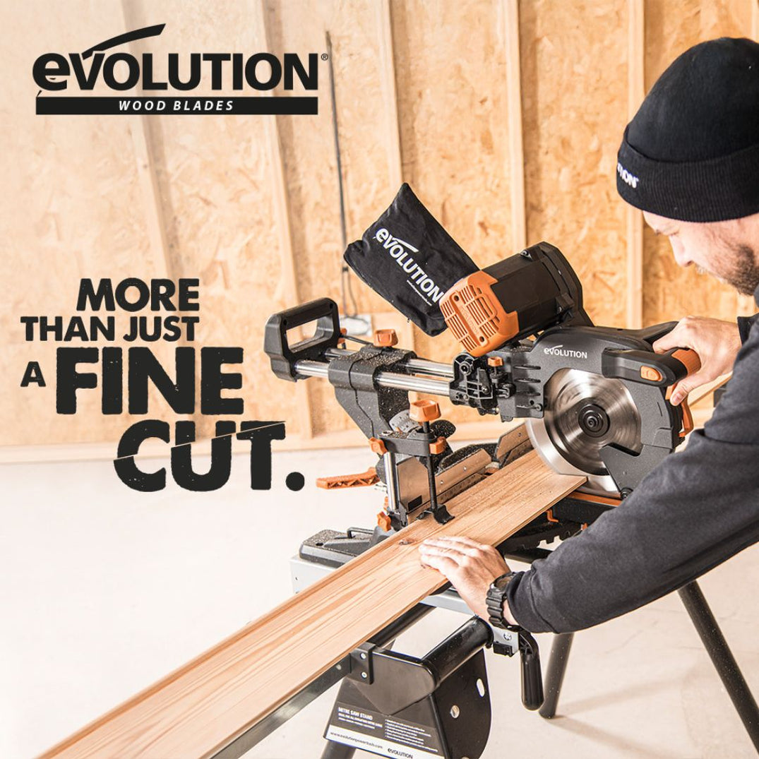 Evolution R10TBLX Portable Jobsite Wood Cutting Table Saw with Wheeled ...