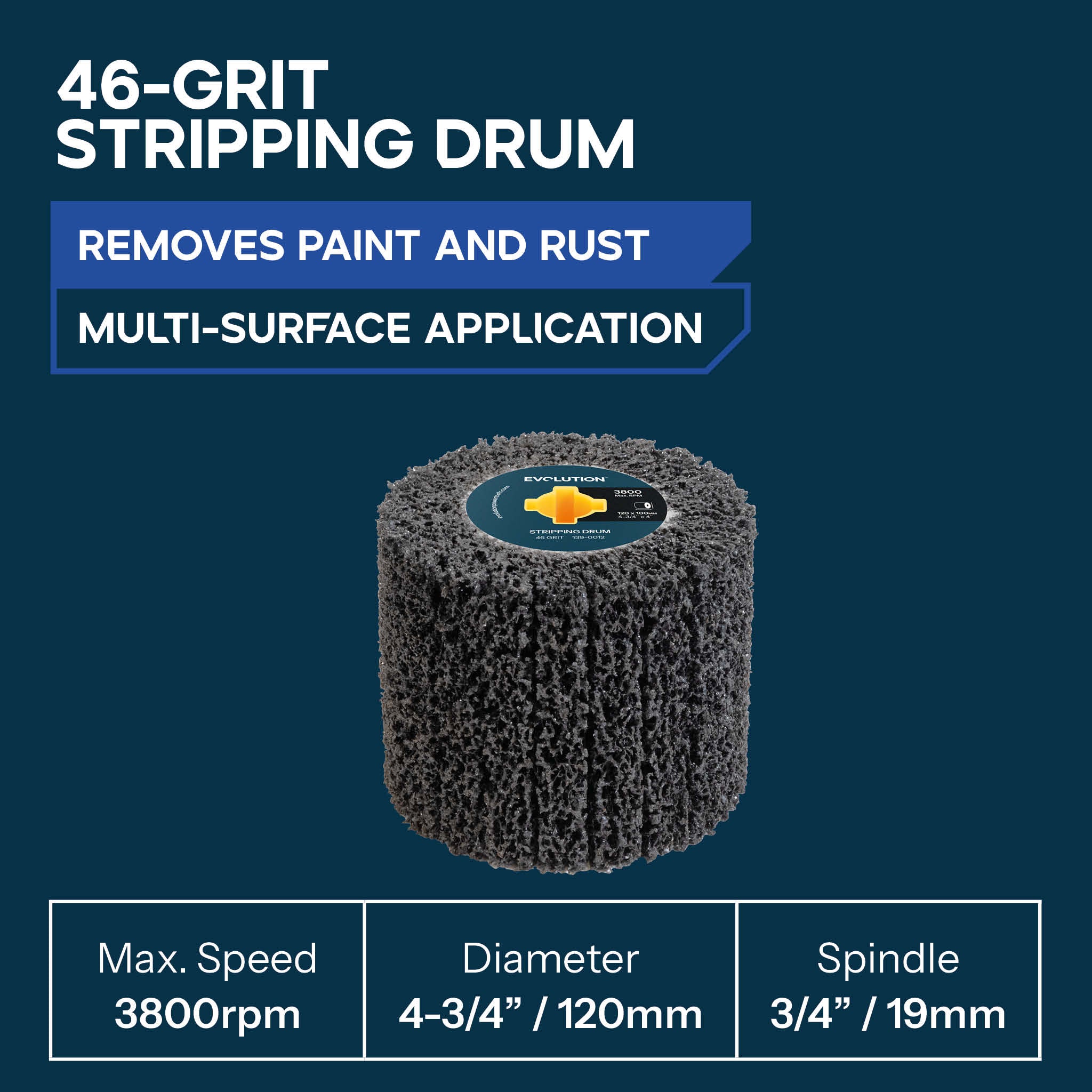 4-3/4 In. Stripping, Sanding and Polishing Drums For Cordless Surface Conditioner S4SCT-Li