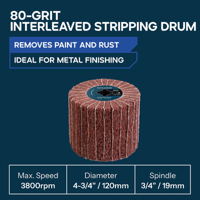 4-3/4 In. Stripping, Sanding and Polishing Drums For Cordless Surface Conditioner S4SCT-Li