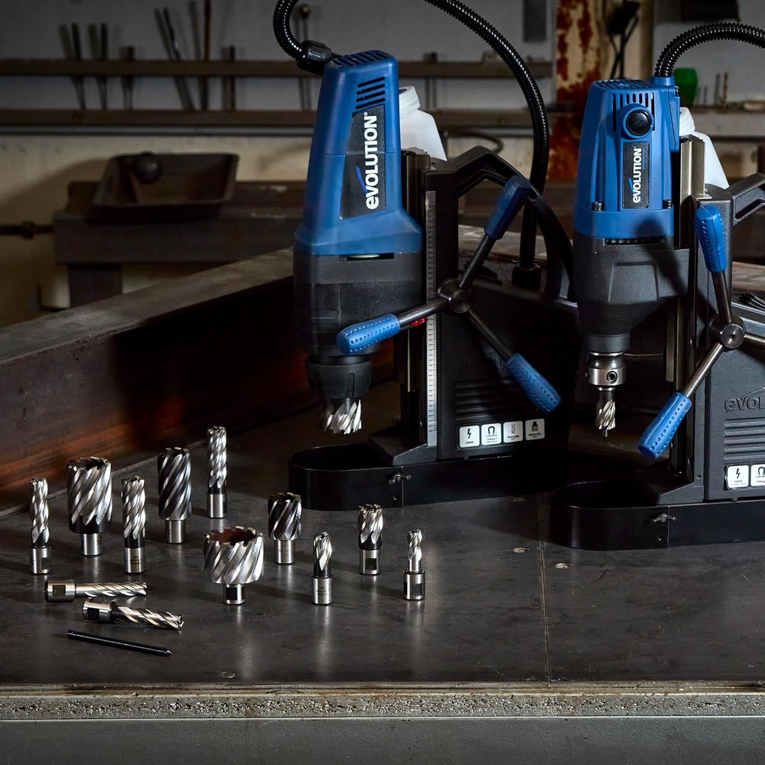 Evolution 12pc 2 in. Depth Annular HSS Mag Drill Cutter Set 7/16