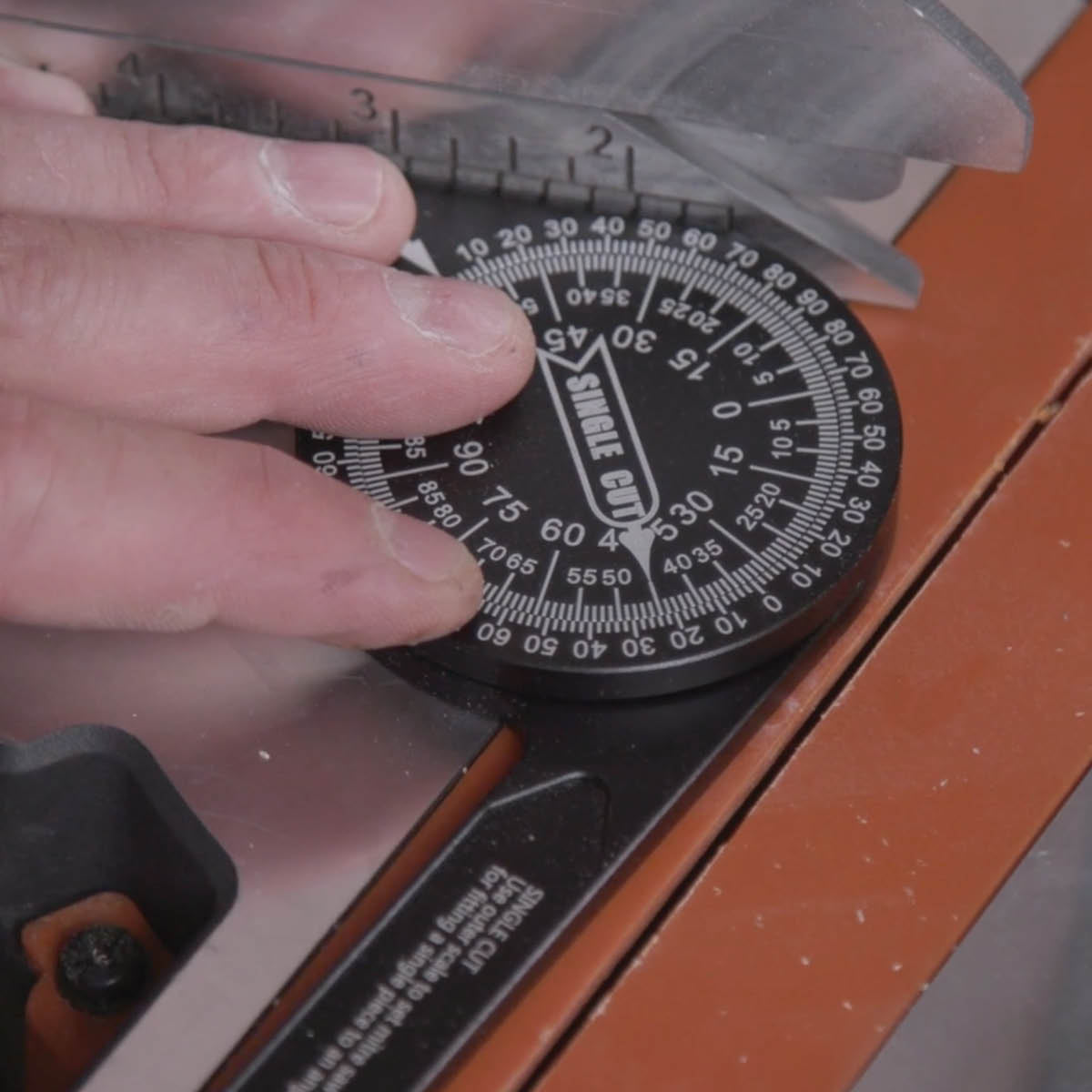 Evolution Aluminum Miter Saw Protractor (1 pc)