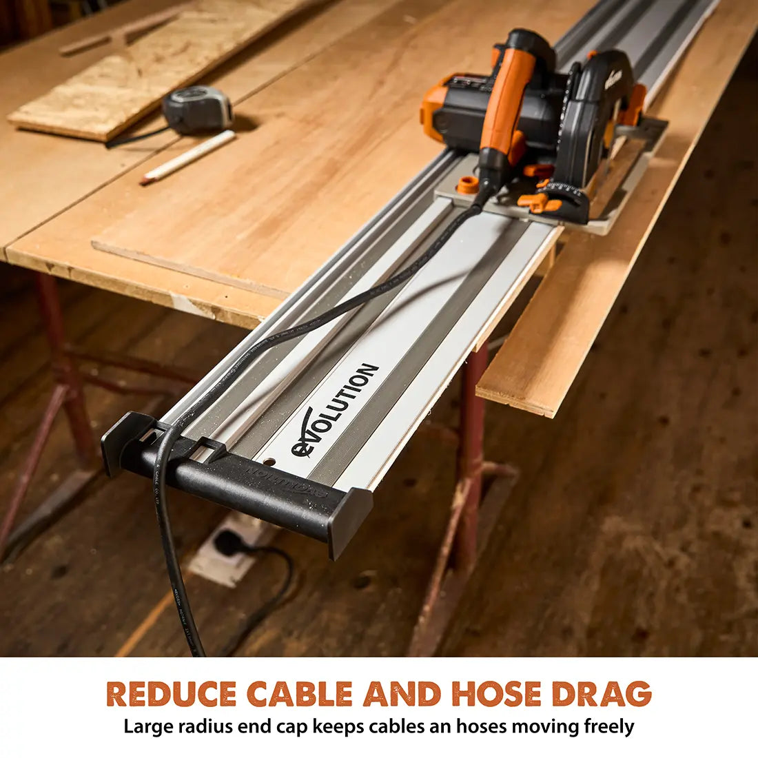 Evolution Saw Track Cable and Hose Guide G2