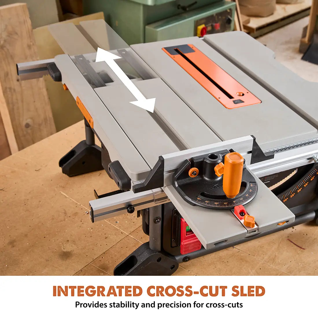 Evolution R10TS Multi-Material Table Saw | 10 in. Multi-Material Cutting Blade