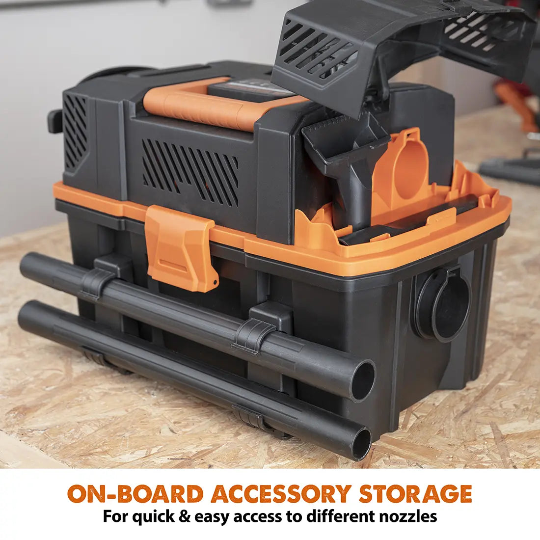 Evolution R15VAC 4-Gallon Wet & Dry Shop Vac With Accessories