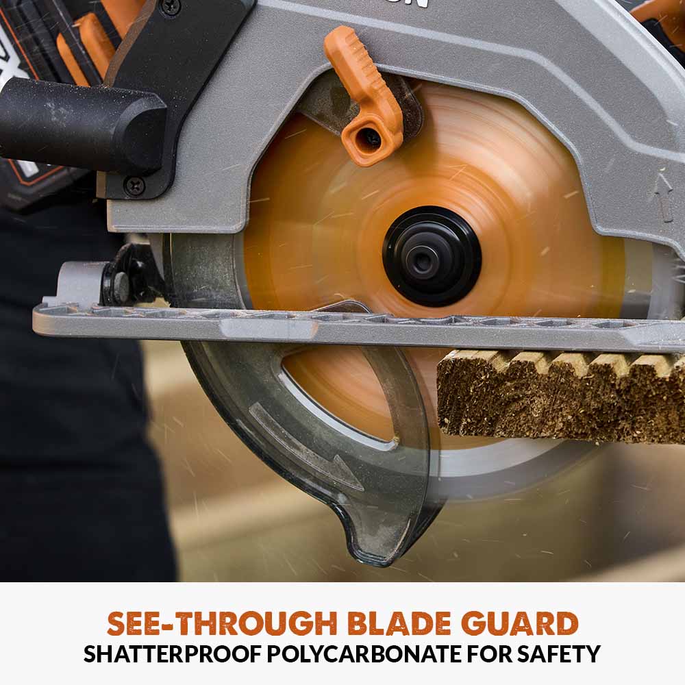 Evolution Cordless R185CCS-Li 7-1/4 Brushless 20V Circular Saw Li-Ion EXT Inc Multi-Material Blade