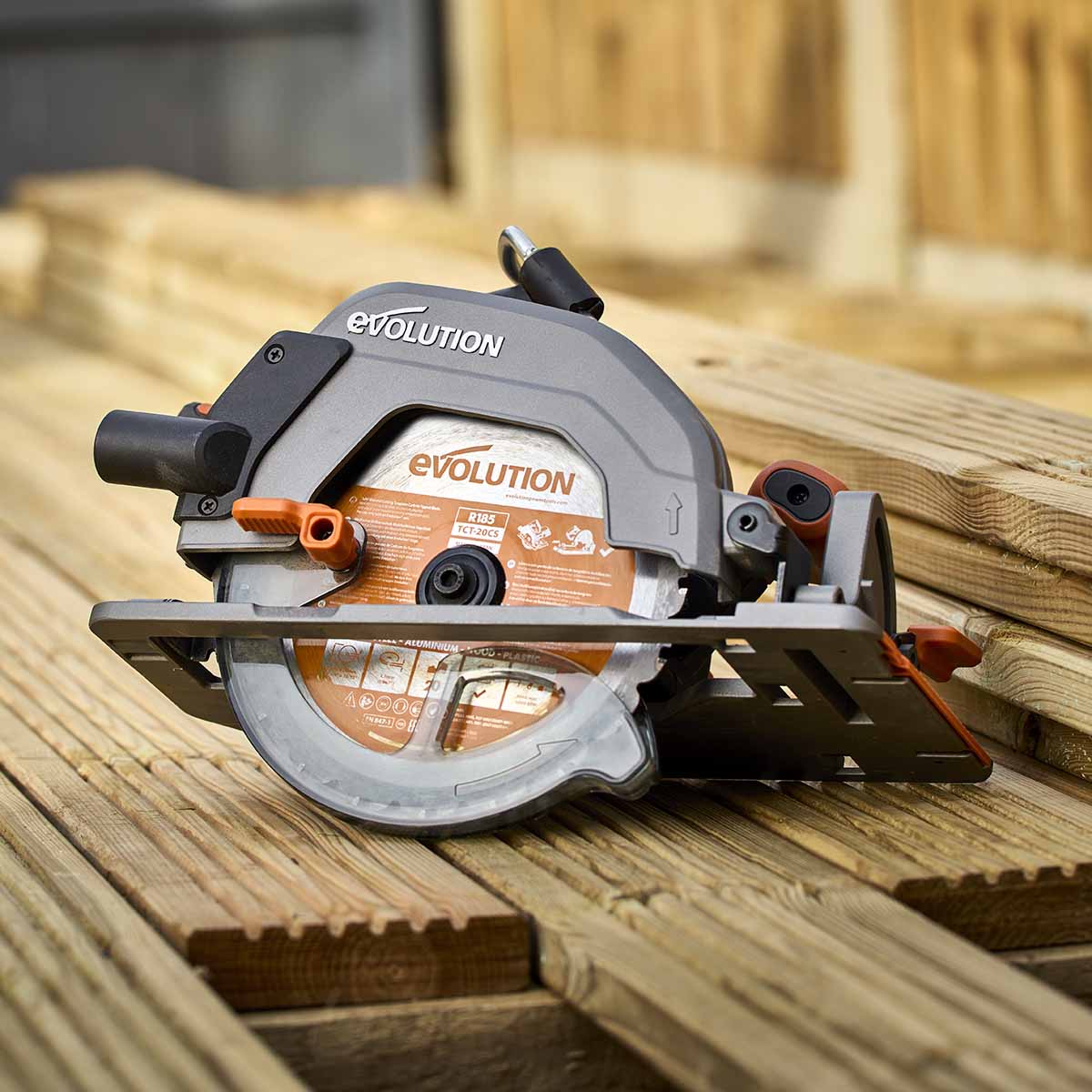 Evolution Cordless R185CCS-Li 7-1/4 Brushless 20V Circular Saw Li-Ion EXT Inc Multi-Material Blade