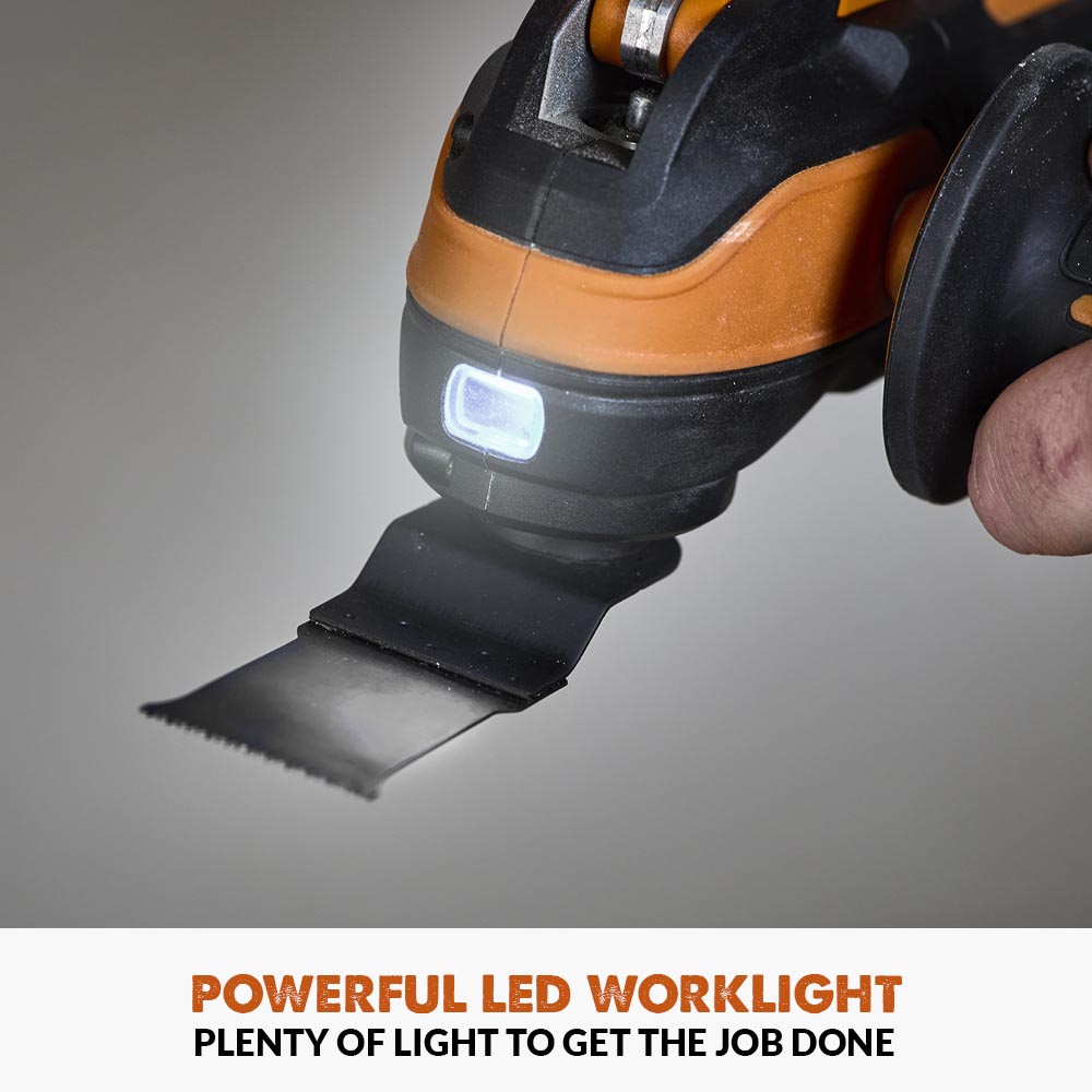 Evolution Cordless R18MLT-Li Oscillating Multi-Tool 20V Li-Ion EXT With Accessory Kit