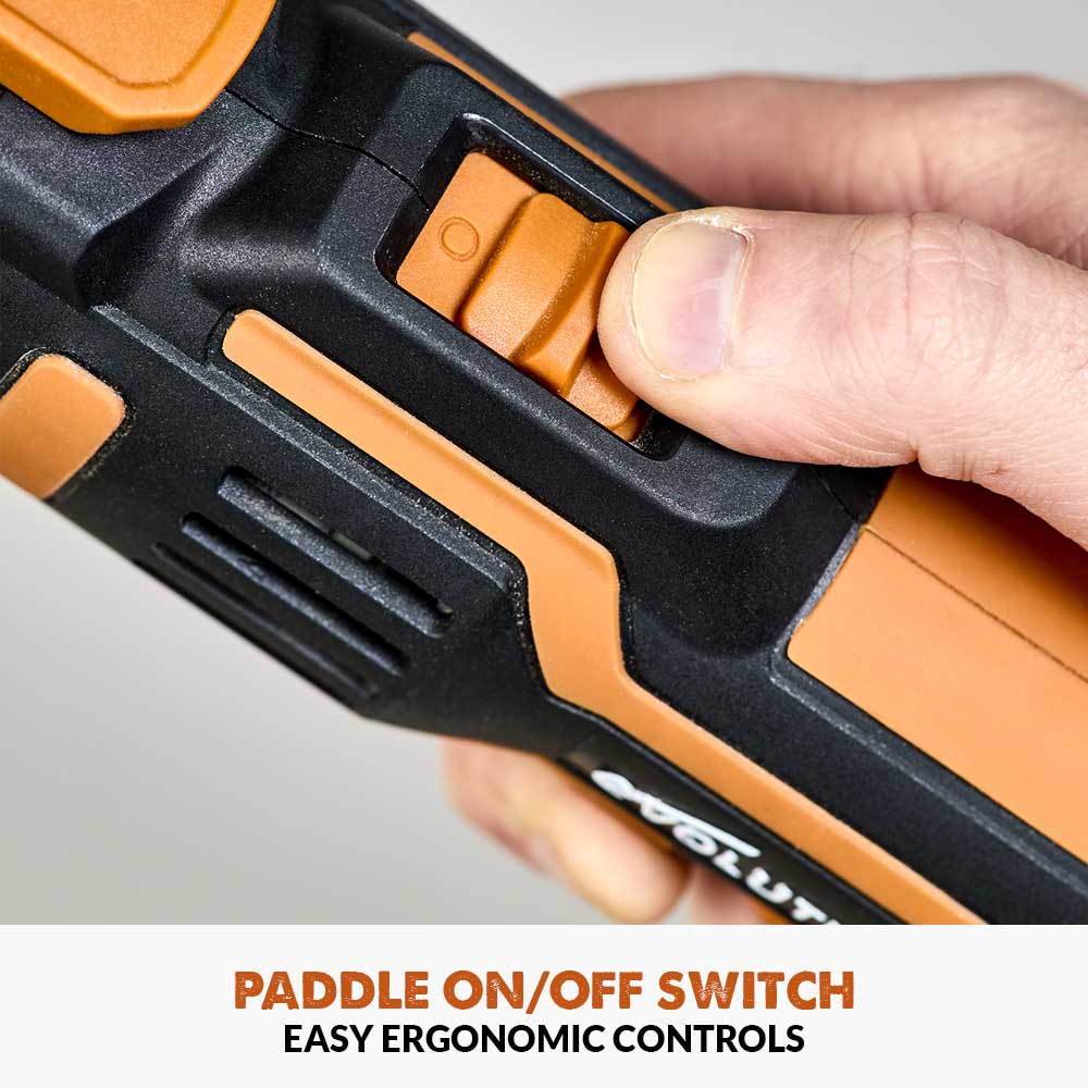 Evolution Cordless R18MLT-Li Oscillating Multi-Tool 20V Li-Ion EXT With Accessory Kit