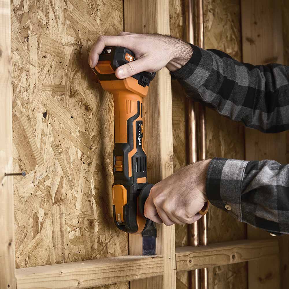 Evolution Cordless R18MLT-Li Oscillating Multi-Tool 20V Li-Ion EXT With Accessory Kit