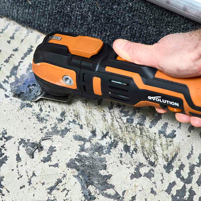 Evolution Cordless R18MLT-Li Oscillating Multi-Tool 20V Li-Ion EXT With Accessory Kit