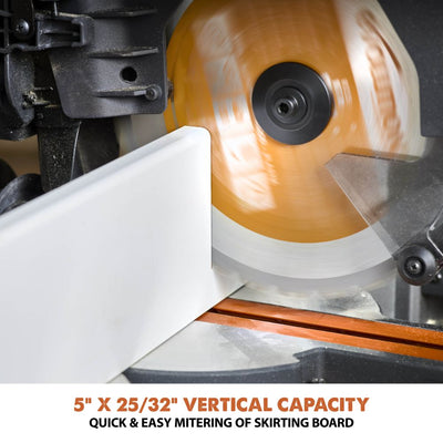 Evolution Cordless R255SMS-DB-Li: Dual Bevel Sliding Miter Saw With 10 in. Multi-Material Blade