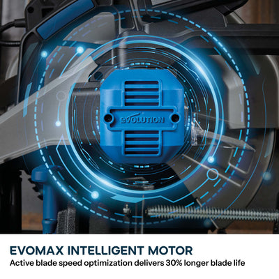 Evolution S14CPS-Li: Cordless 14 in. Metal Cutting Chop Saw with 40V Brushless Motor & EVOMAX Blade