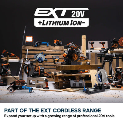 Evolution S14CPS-Li: Cordless 14 in. Metal Cutting Chop Saw with 40V Brushless Motor & EVOMAX Blade