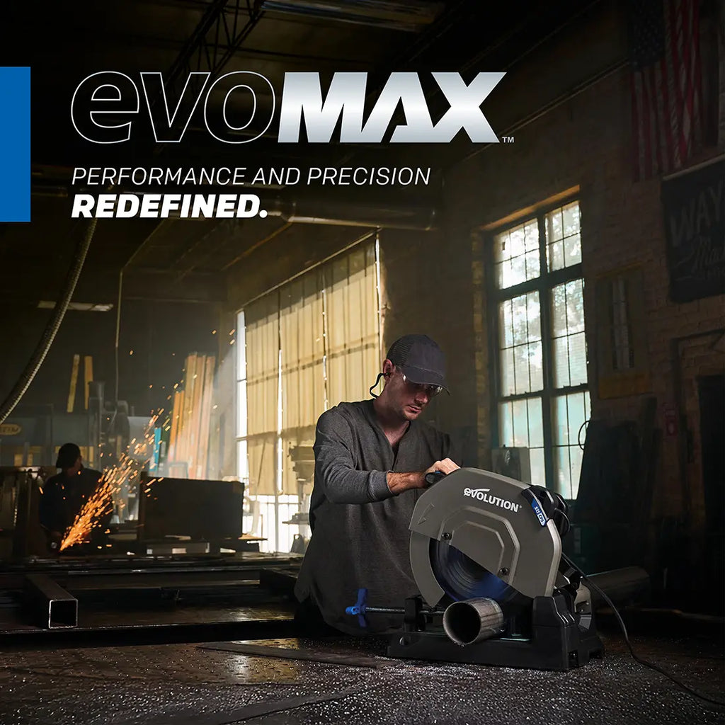 Evolution S14CPS: EVOMAX Metal Cutting Chop Saw With 14 In. EVOMAX14ST ...