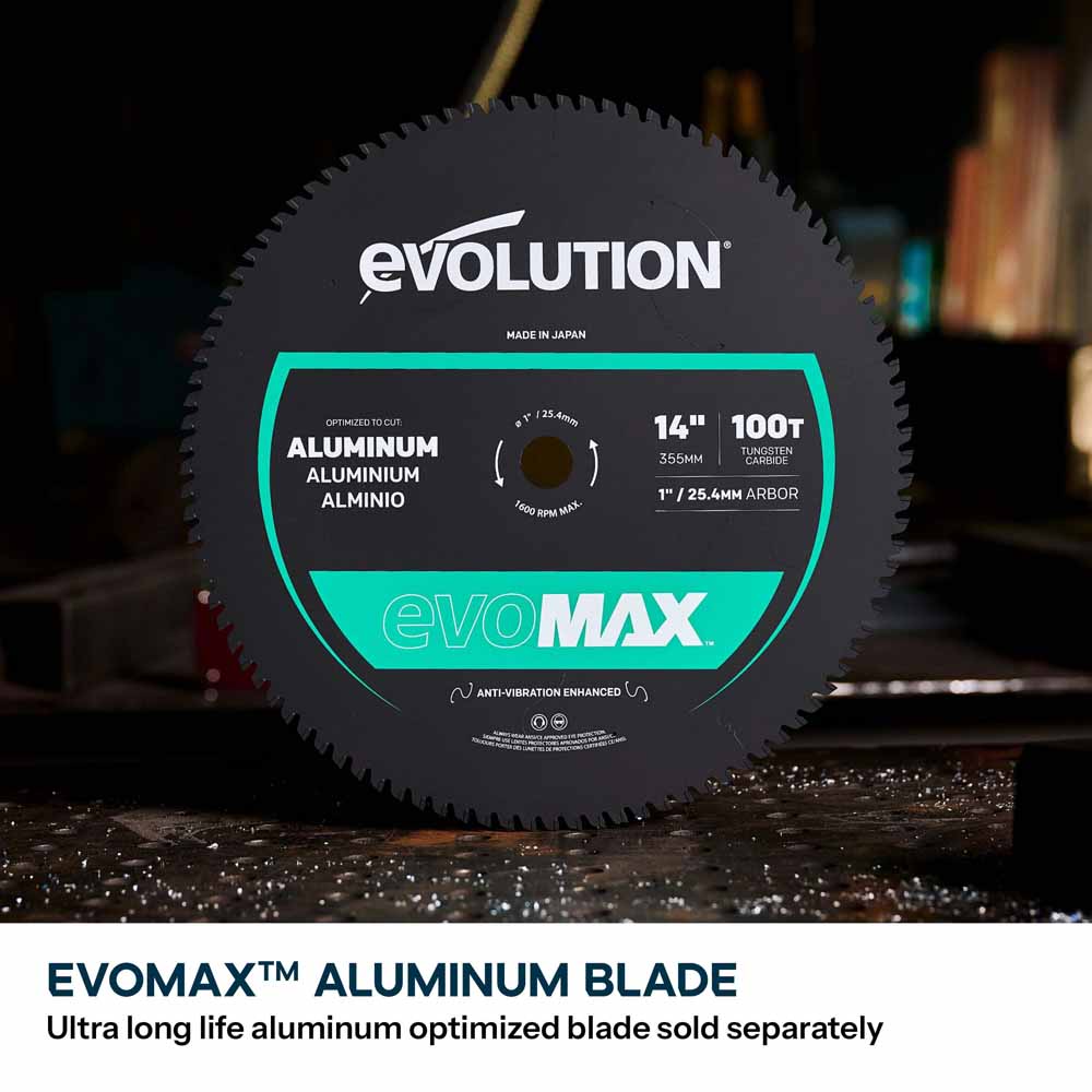 Evolution S14CPS: Metal Cutting Chop Saw With 14 in. EVOMAX14ST