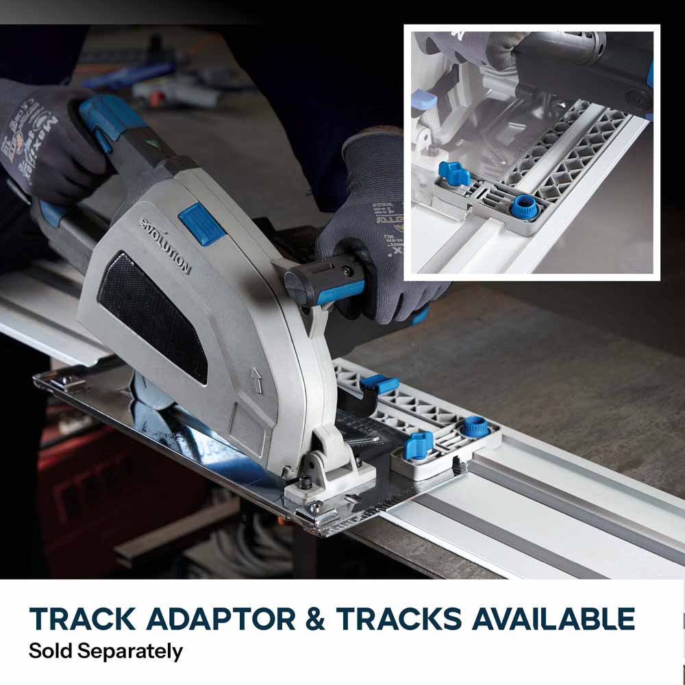 Evolution S210CCS: Metal Cutting Circular Saw with 8-1/4 in. Mild Steel Cutting Blade and Chip Collection
