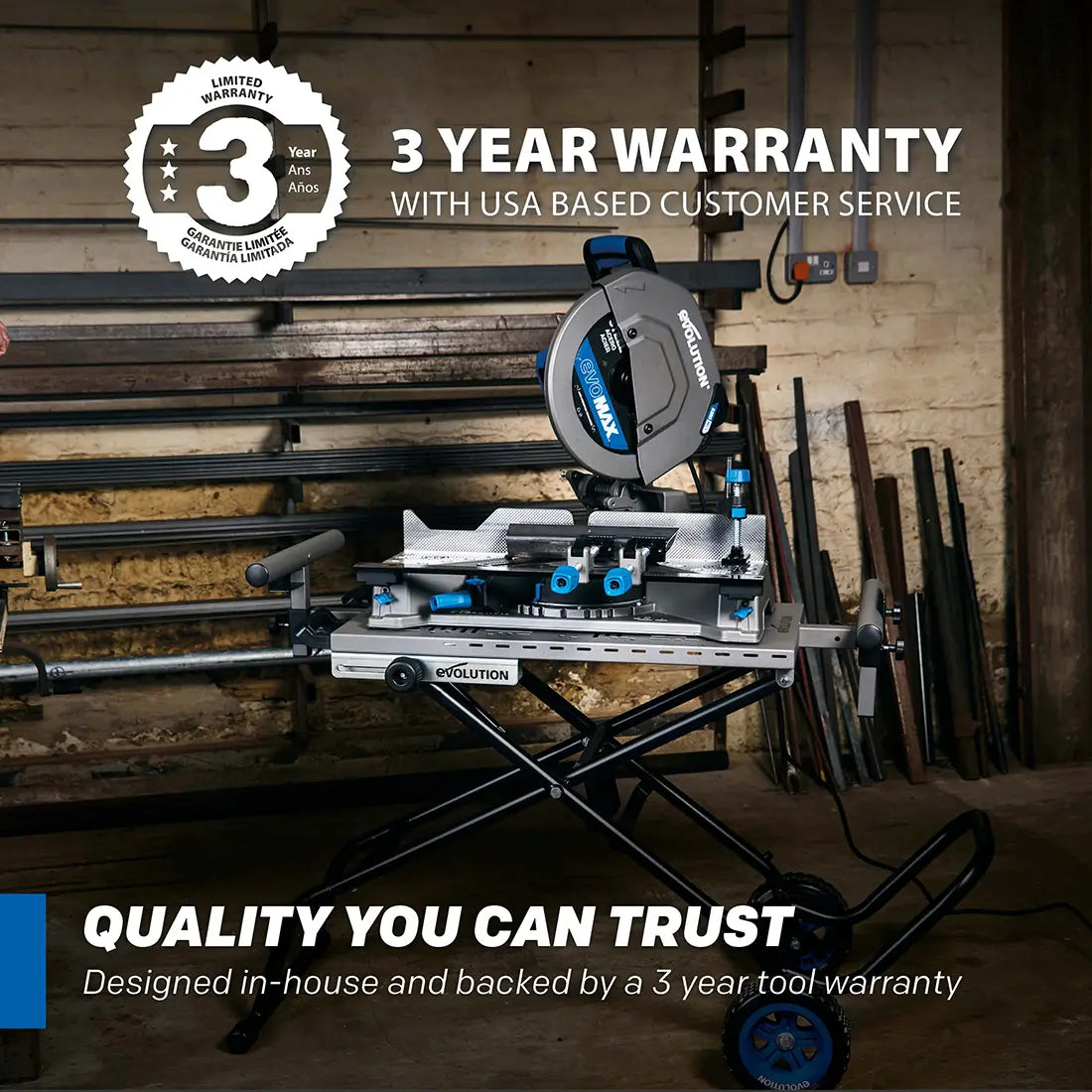 Evolution S14MCS: Metal Cutting Mitering Chop Saw With 14 in. EVOMAX14ST  Blade | Heavy Duty