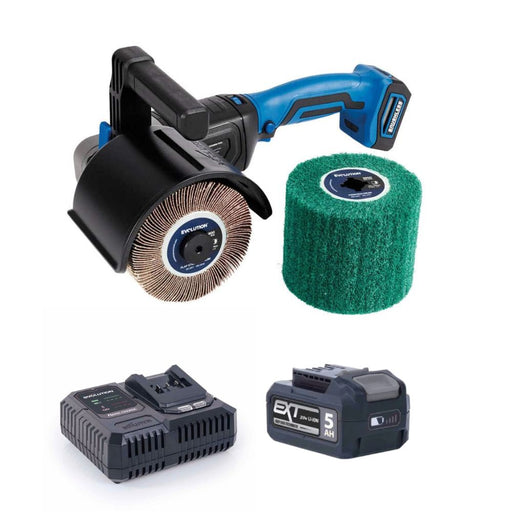 Evolution 20V Cordless Surface Conditioning Tool | S4SCT-Li + Single Port Fast Charger & 5Ah Battery