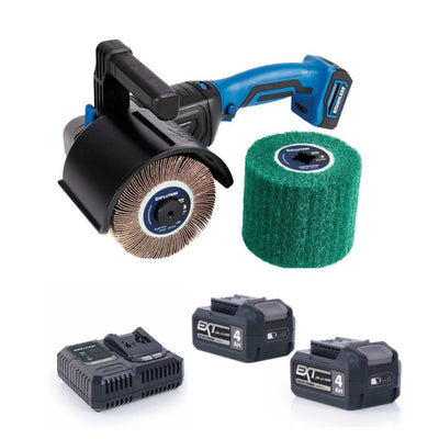 Evolution 20V Cordless Surface Conditioning Tool | S4SCT-Li + Single Port Fast Charger & 5Ah Battery