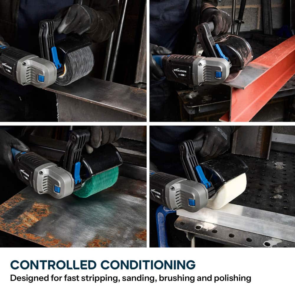Evolution 20V Cordless Surface Conditioning Tool | S4SCT-Li + Single Port Fast Charger & 5Ah Battery