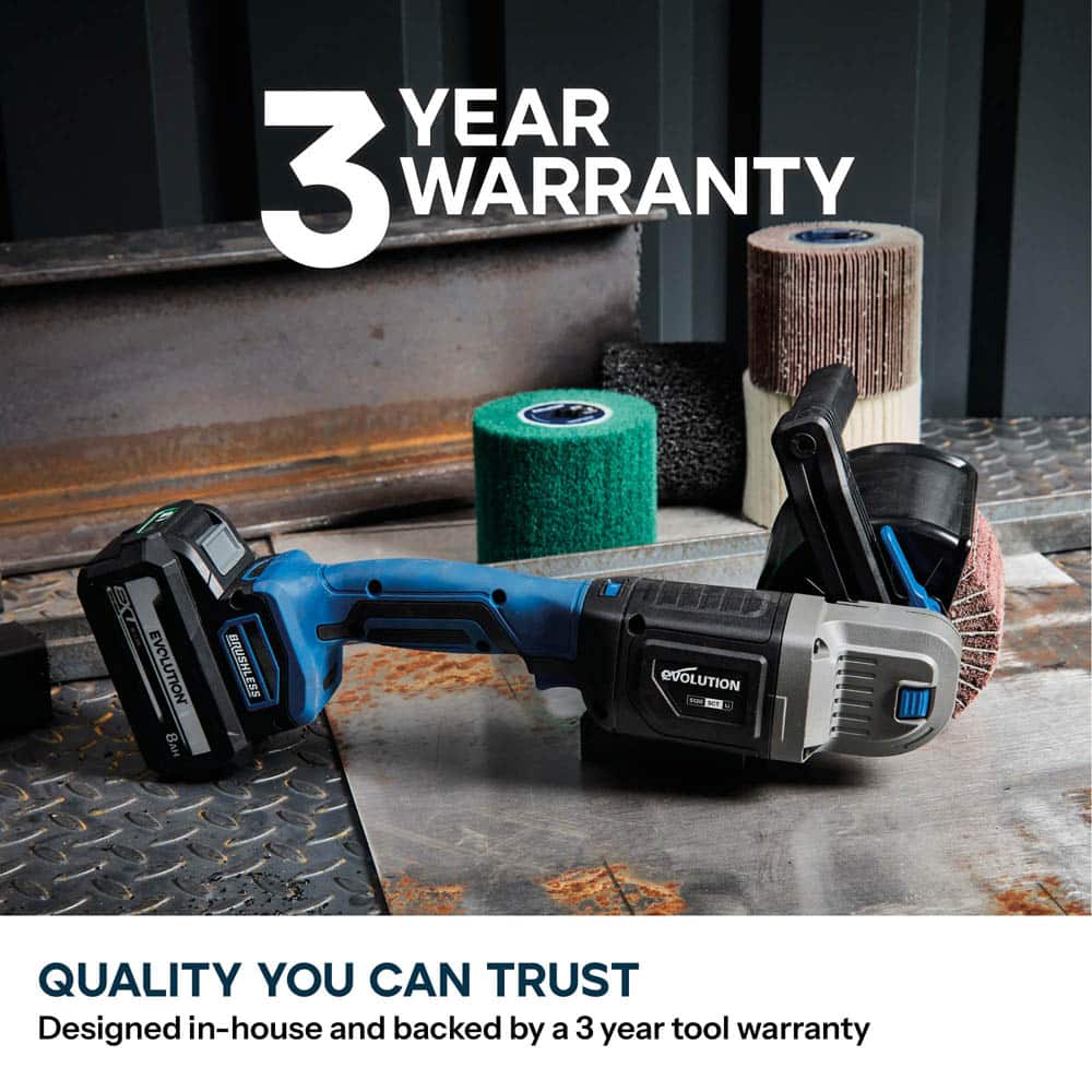 Evolution 20V Cordless Surface Conditioning Tool | S4SCT-Li + Single Port Fast Charger & 5Ah Battery