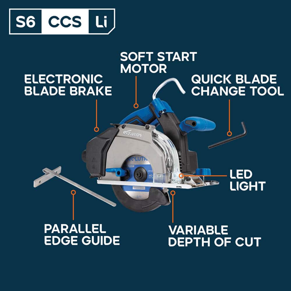 Evolution Cordless 6-1/2