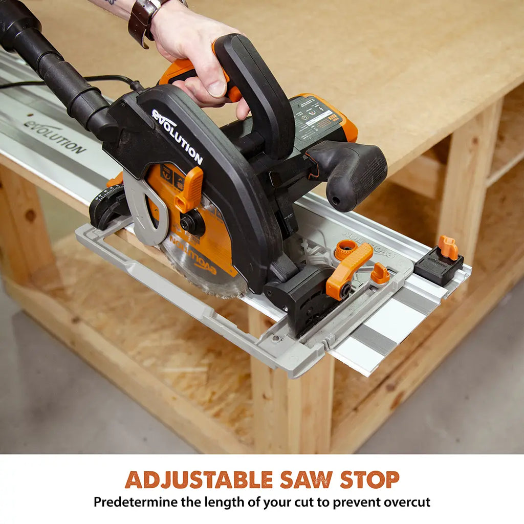 Evolution Saw Track Adjustable End Stop G2 — Evolution Power Tools USA