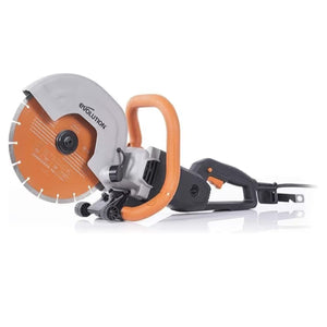 Evolution R255DCT | 10 in. | Electric Concrete Cut-Off Saw | Disc Cutter | Diamond Blade Included