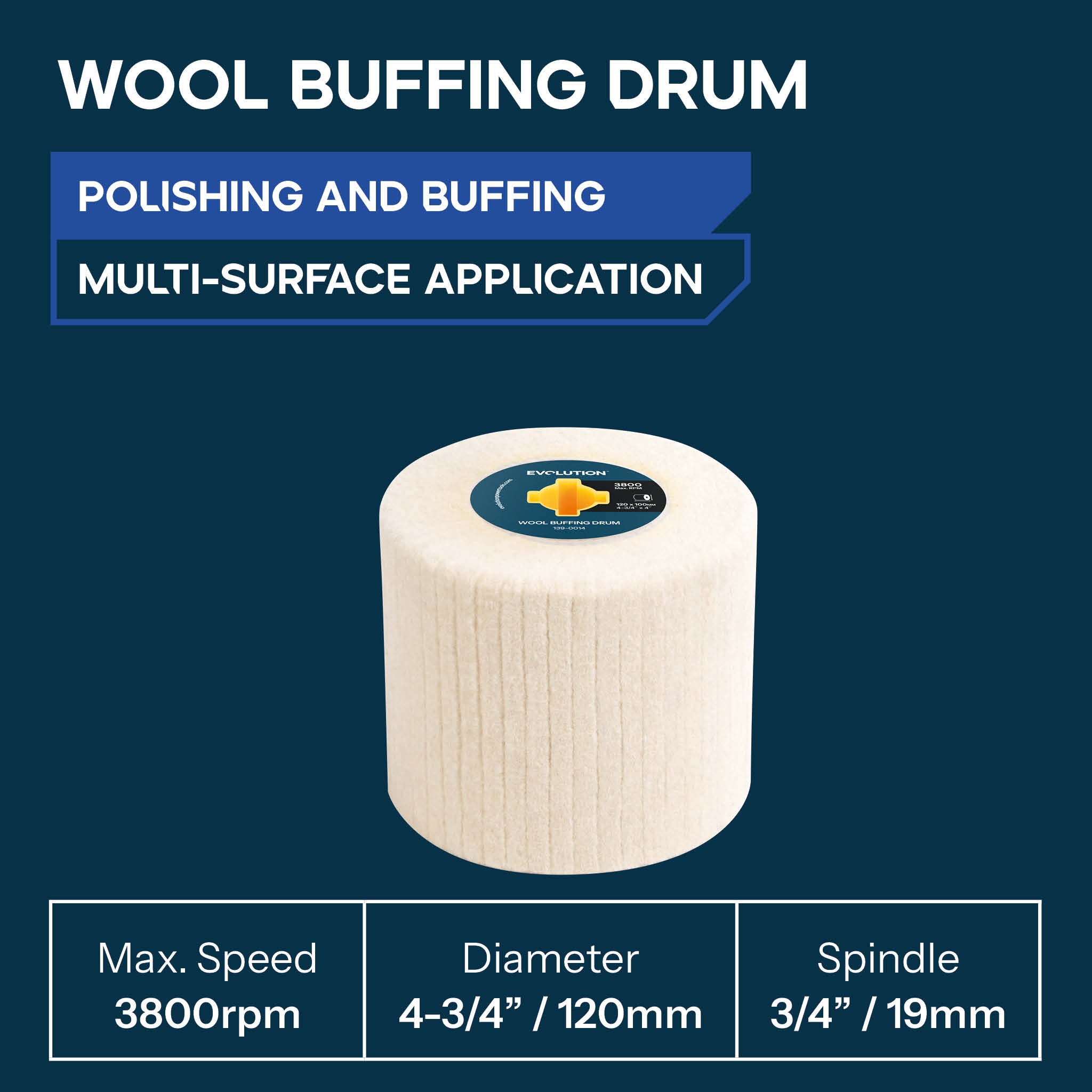 4-3/4 In. Stripping, Sanding and Polishing Drums For Cordless Surface Conditioner S4SCT-Li