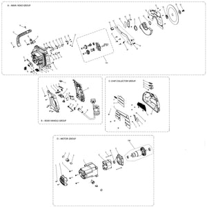 Evolution S210CCS Spare Parts (Head)