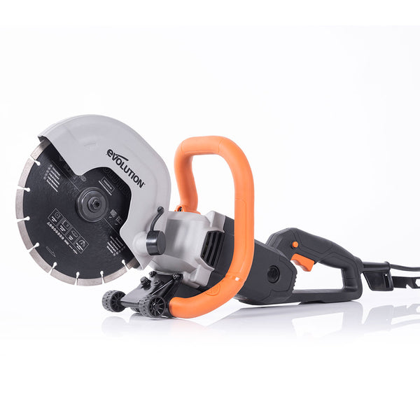 Evolution R230DCT | 9 in. | Electric Concrete Cut-Off Saw | Disc Cutter | Diamond Blade Included