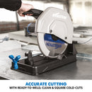 S355CPSL: Metal Cutting Chop Saw With 14 in. Mild Steel Blade - Evolution Power Tools LLC