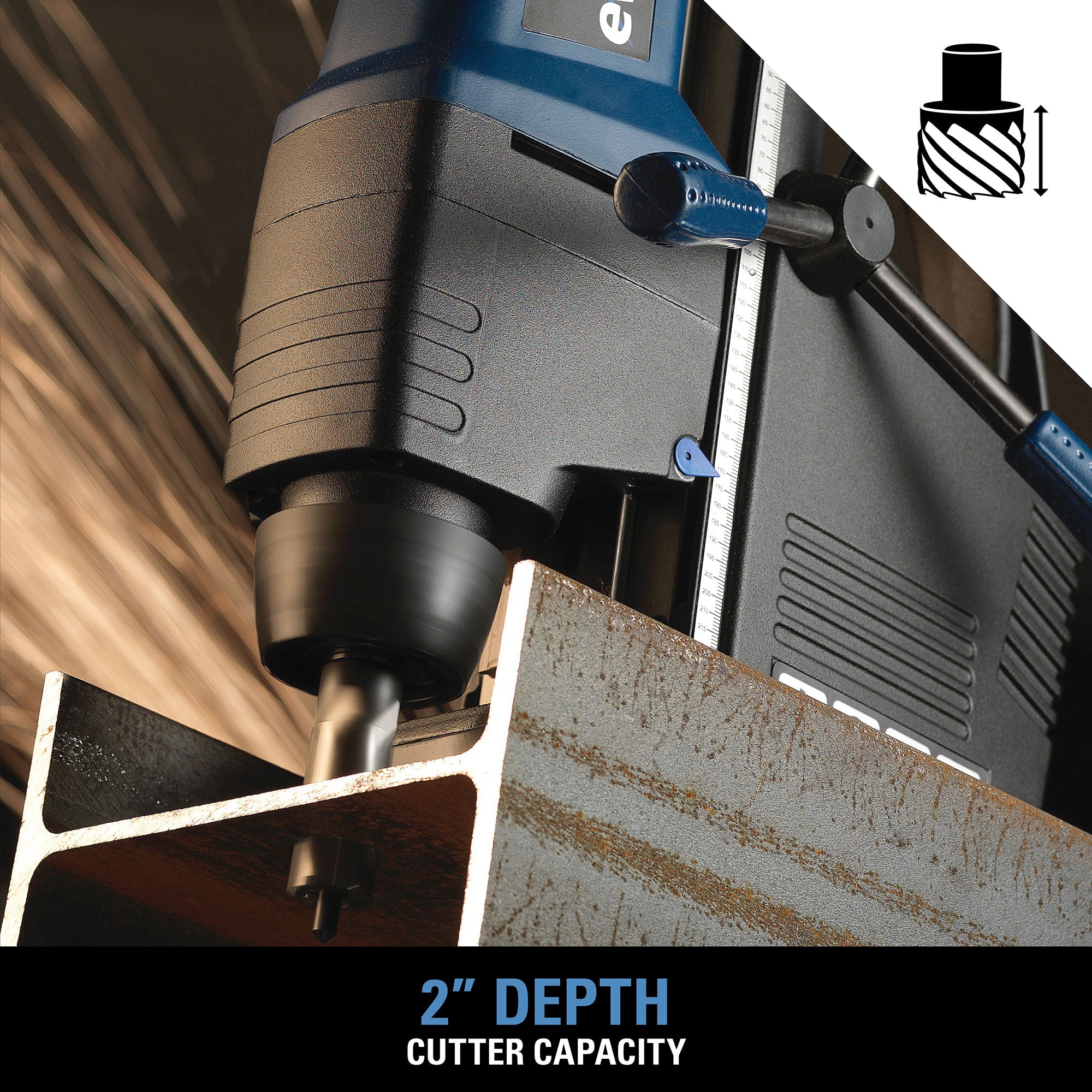 Evolution EVOMAG42: 1-5/8 in. Magnetic Drill With Carry Case