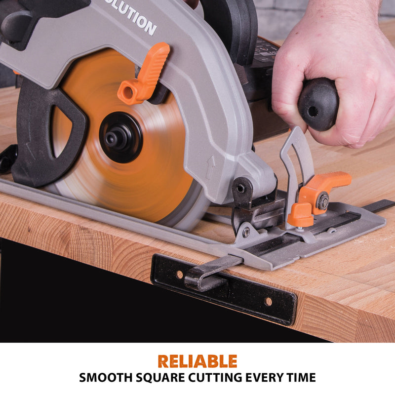 R165CCSL: Multi-Material Cutting Circular Saw With 6-1/2 in. Blade - Evolution Power Tools LLC