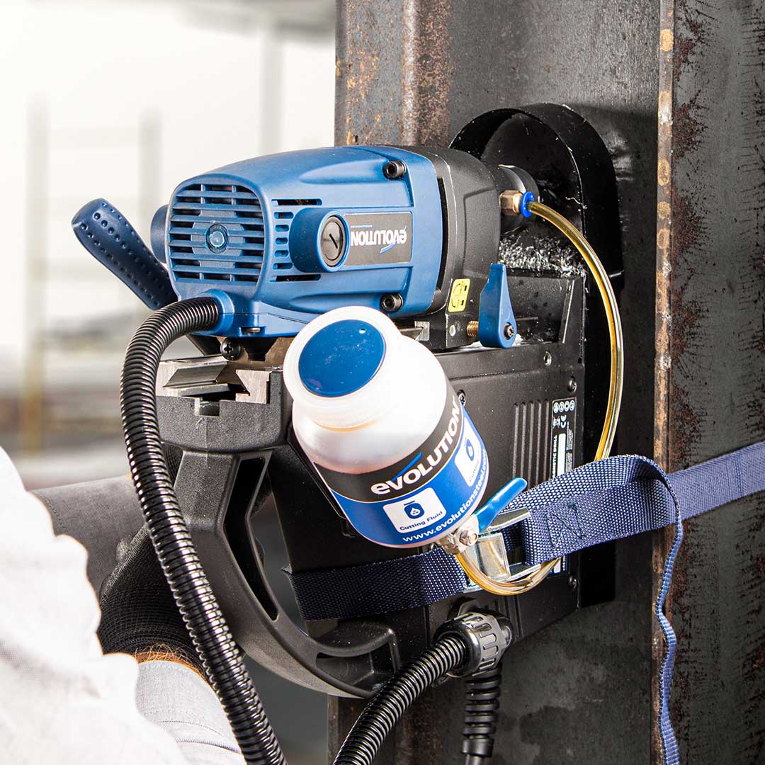 Evolution S28MAG: 1-1/8 in. Magnetic Drill With Carry Case