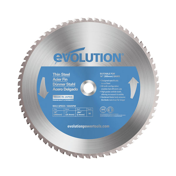 Evolution Power Tools EVOLUTION TCT METAL-CUTTING BLADES EVOLUTION SAW B  14BLADESSN