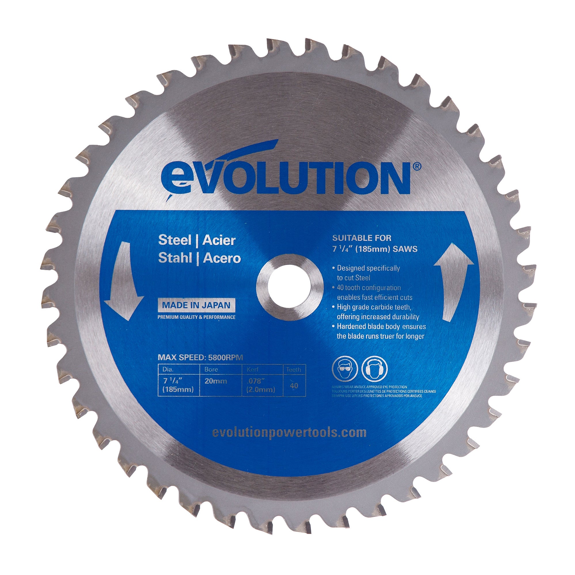 Shop Evolution Tungsten & Cermet -Carbide-Tipped Blades - Evolution ...