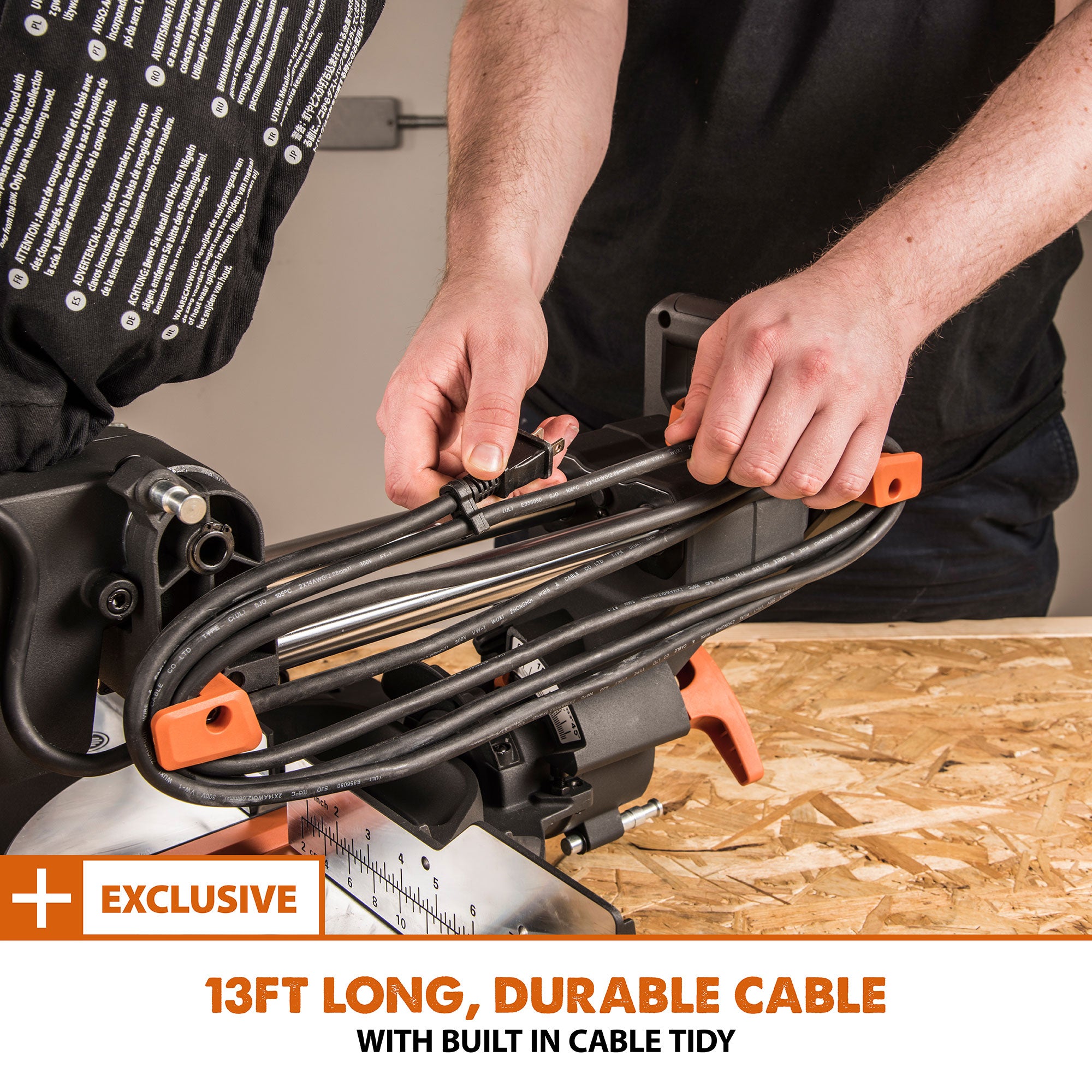 Evolution R255SMS+: Single Bevel Sliding Miter Saw With 10 in. Multi-Material Cutting Blade