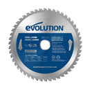 Evolution 8-1/4 in. 50T, 1 in. Bore, Tungsten Carbide Tipped Mild Steel and Ferrous Metal Blade (Fits Circular Saws & Chop Saws)