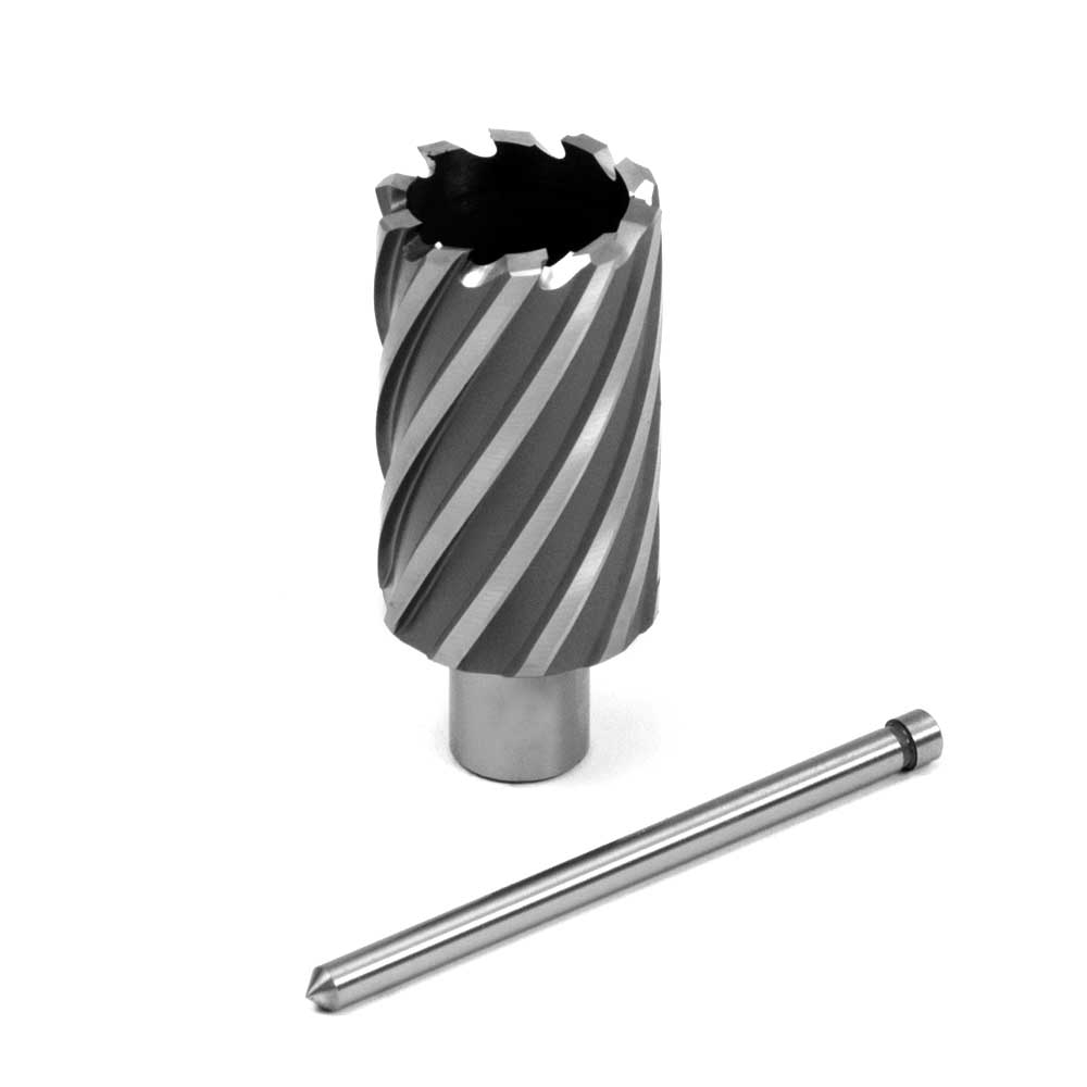 Evolution CC106L - 1-1/16 in. Width x 2 in. Depth Annular HSS Cutter with 3/4 in. Weldon Shank and Pilot Pin included