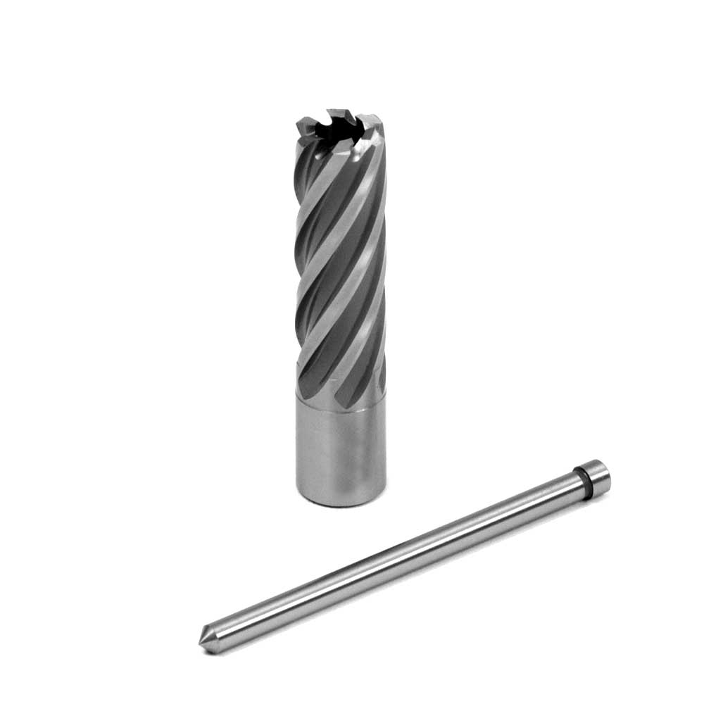 Evolution CC500L - 1/2 in. Width x 2 in. Depth Annular HSS Cutter with 3/4 in. Weldon Shank and Pilot Pin included