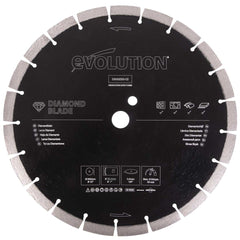 Evolution D300SEG-CS2 | 12 in. | Segmented Edge | 1 in. Arbor | Concrete, Stone, Brick Cutting Diamond Blade