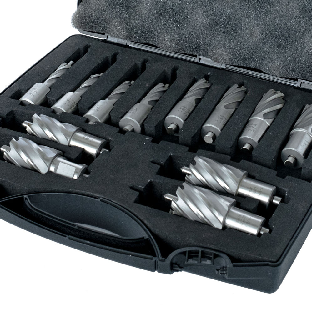 Undulating Cutter Premium Annular Cutters with 3/4 Inch Weldon Shank and Cutter Sets ...