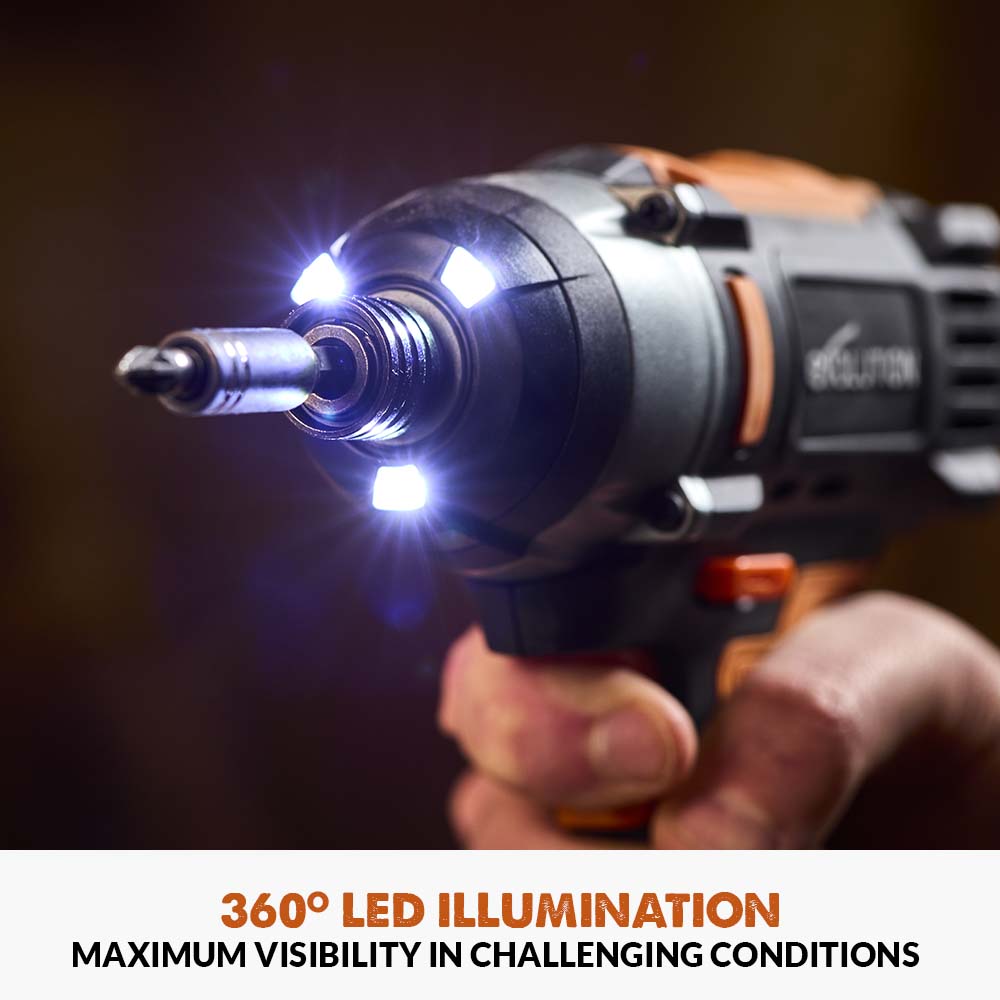 Evolution Cordless R180IDR-Li Impact Driver 20V Li-Ion EXT