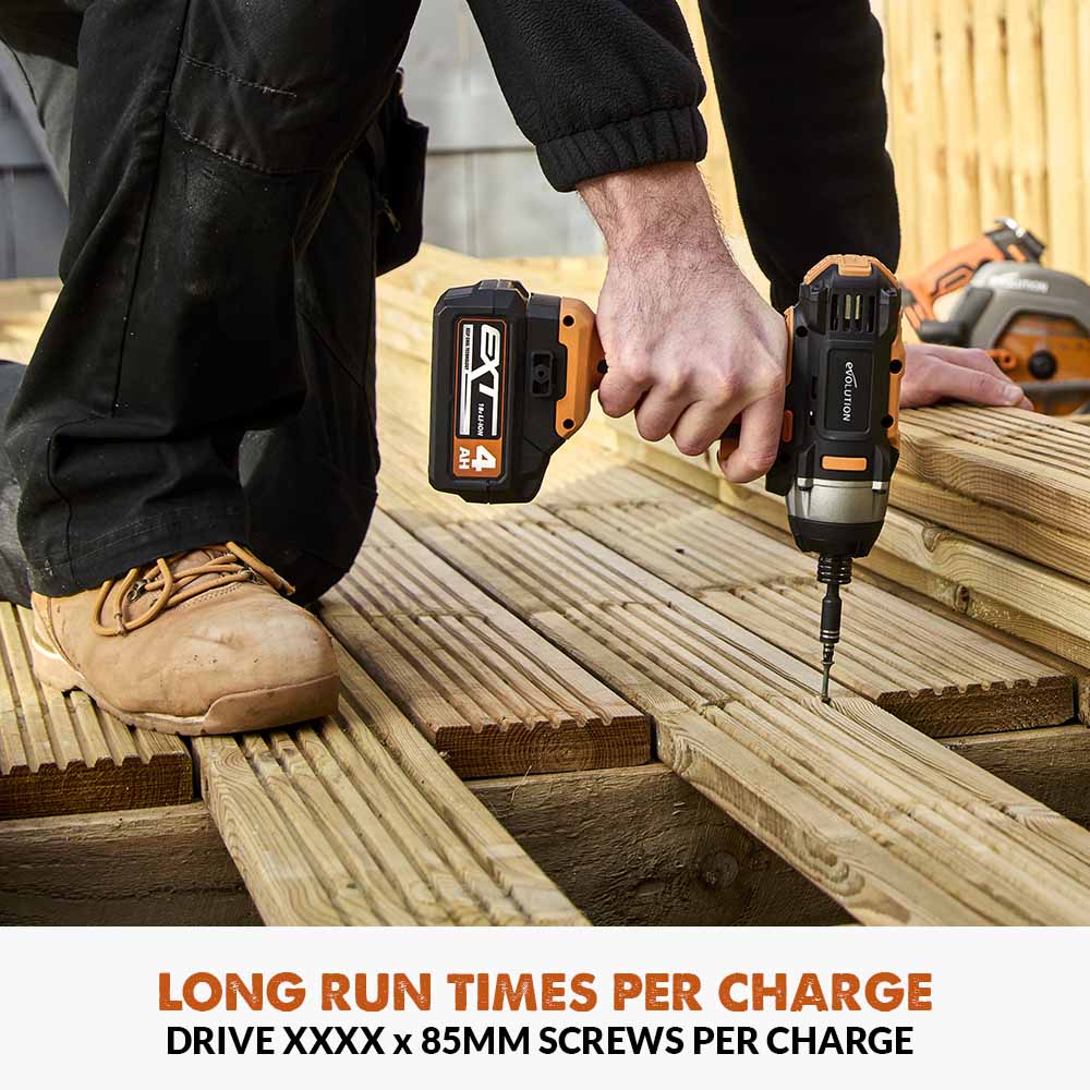 Evolution Cordless R180IDR-Li Impact Driver 20V Li-Ion EXT